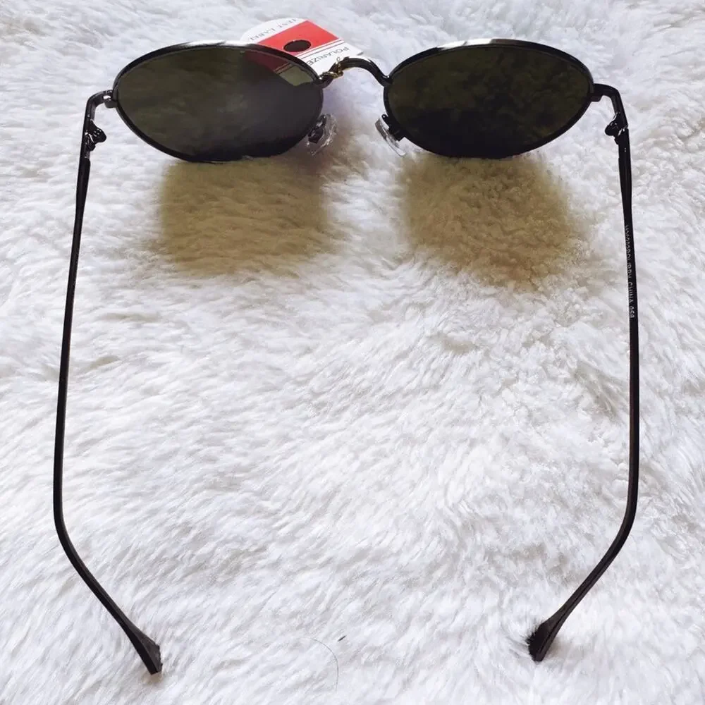 Blaine Bright Green Polarized Mirrored Sunglasses